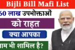 Bijli Bill Mafi list