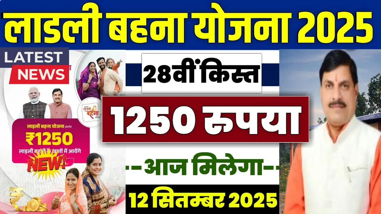 Ladli Behna Yojana 28th Installment 2025
