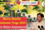 Metro Manila Minimum Wage 2025