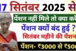 Old Age Pension New Update 2025