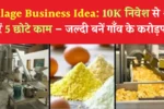 Village Business Idea
